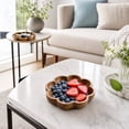 thumbnail image 7 of Viflosae Wooden Serving Tray for Living Room Coffee Table Snack Fruit Storage and Organization, 7 of 7