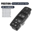 thumbnail image 2 of Unique Bargains 04602632AG Interruptor de ventana eléctrica del lado del conductor delantero izquierdo para Dodge Journey Crew R/T SE SXT 2009-2010, 2 of 7