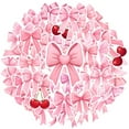 thumbnail image 2 of 35pcs-50pcs Cute Stickers Pink Stationery Stickers Cherry DIY Stickers Children Stickers for Phone Laptop Suitcase, 2 of 9