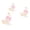 Pink, variant on 3Pcs Wooden Geese Figurine Festival Decorations for Easter Christmas Thanksgiving Holiday Party Table Centerpieces