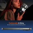thumbnail image 2 of KOMI Magnetic Case for iPhone 15 Pro Max Case with Full Camera Lens Protector [Strong N56 Magnets] [Compatible with Magsafe] Clear Stylish Case for iPhone 15 ProMax Phone Case, Black-Titanium, 2 of 5
