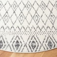 thumbnail image 3 of SAFAVIEH Tulum Delice Oriental Area Rug, Ivory/Grey, 6'7" x 6'7" Round, 3 of 7