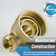thumbnail image 4 of iSpring WSP-50SL Whole House Sediment Water Filter with Siliphos, 50 Micron Reusable Spin Down Pre-Filter, Prevents Scale Buildup & Corrosion, 1" MNPT + 3/4" FNPT, 4 of 9