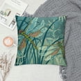 thumbnail image 2 of Shiartex Animal Colorful Dragonfly Throw Pillow Covers , Modern Cushion Cases Lumbar Pillow Decorative Pillowcases for Sofa Couch Farmhouse Bedroon Living Room Home Decoration 22x22in, 2 of 5