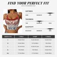 thumbnail image 5 of Sikiie Basketball Shot Print Strappy Sports Bra for Women Padded Push Up Sports Bra Athletic Running Sports Bra Workout Bra Yoga Bra, 5 of 5