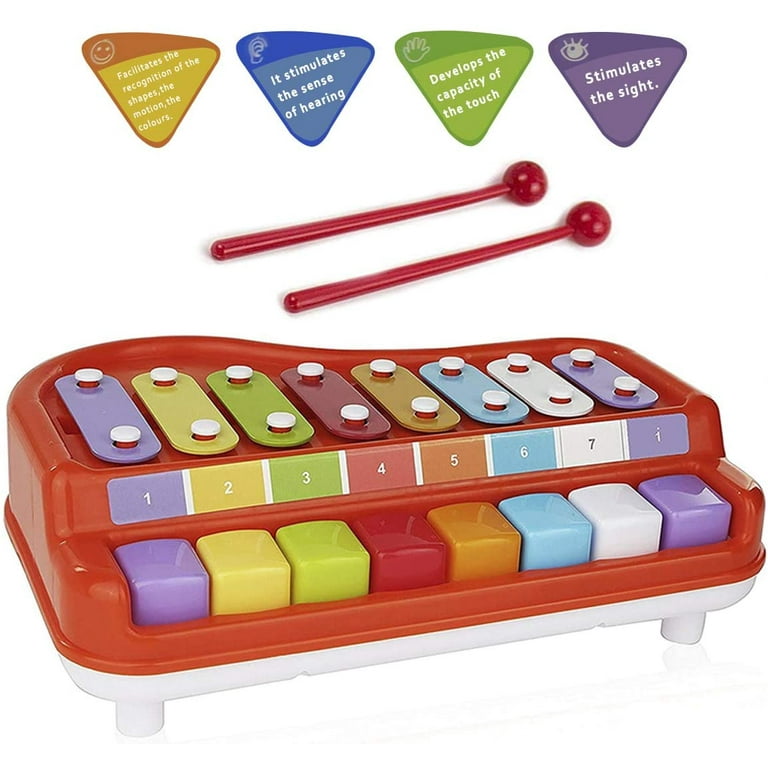 Toyvian Jouet Xylophone Pour Enfants Xylophone Pour Tout- Xylophone à  Percussion Fête D'enfants Xylophone Instrument à Percussion Xylophone De  Bébé