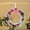 White-4B Home Decor, variant on karymi Mini Christmas Wreath Decoration 3.14x3.14x0.59 Inch White Plastic with Bells Pine Cones Bow for Rearview Mirror Door Hanging Christmas Party Supplies Weekly flyer Weekly flyer