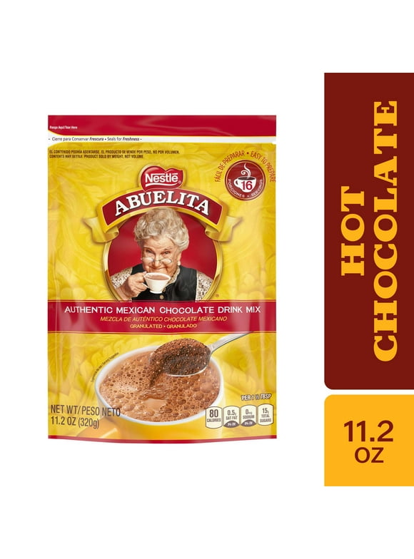 Nestle Abuelita Authentic Mexican Hot Chocolate Granulated Mix, 11.287 oz, Resealable Bag