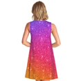 thumbnail image 2 of Bixox Robe Trapèze Sans Manches à Imprimé Brillant pour Femmes avec Poches, Robe Débardeur Décontractée Longueur Genou pour l'Été-Xx-Grand, 2 of 7