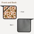 thumbnail image 2 of Sikiie Burger Pot Holders Kitchen Insulation Mats Heat Resistant Pot-Holder Oven Anti-Scald Pads for Cooking Baking, 7.1*7.1inch, 2 of 8