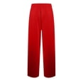 thumbnail image 5 of JGNGSHN Mens Pajamas Pants Drawstring Wide Leg Pjs Bottoms with Pocket Button Fly Solid Color Lounge Pants Soft Casual Fashion Trousers, 5 of 7