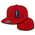 thumbnail image 2 of Decky RP1-PL-RED-28 Retro Fitted Cap, Red, Size 7.63, 2 of 3