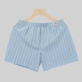 thumbnail image 1 of Mens Arrow Pants Cotton Home Pants Beach Pants Stripes Basic Simple Comfortable Elastic Waistband Button Mens Boxer Hombre, 1 of 10