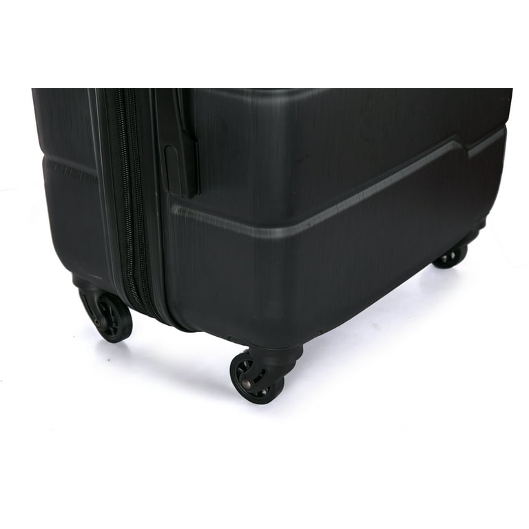 Hurley Suki Hardside Spinner Luggage Light Gray Neon 29 inch