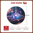 thumbnail image 2 of Fotbe Book Glowing Mushrooms Pattern Christmas Tree Skirt, Tree Skirts Plush Christmas Decorations, Christmas Tree Skirts Xmas Decorations Holiday Party Decor-48", 2 of 6