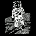 thumbnail image 2 of LA Pop Art Women's Word Art T-Shirt - ASTRONAUT, 2 of 2
