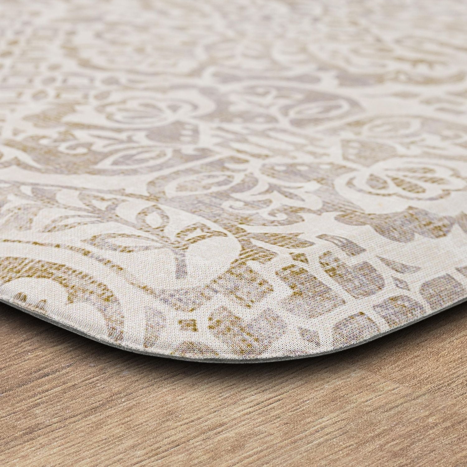 Mohawk Home Damask Nouveau Polyester Kitchen Mat 1' 8"x3' 6"