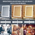 thumbnail image 2 of Espejo de maquillaje Gvnkvn, 15,2 luces, tocador Hollywood con luces, 2 of 9