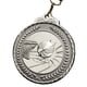 thumbnail image 1 of Medallas de ganador de oro, plata y bronce, medallas deportivas para regalo de recuerdo (plata), 1 of 3