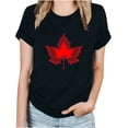 thumbnail image 1 of FAIWAD T-Shirt d'Été pour Femmes, Léger, Manches Courtes, Col Rond, Imprimé Graphique, Blouses Basiques, 1 of 3