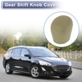 thumbnail image 2 of Cubierta de pomo de cambio de marcha Unique Bargains, protector de palanca de cambios para Ford C-Max 2007-2021, silicona beige antideslizante, 2 of 6