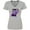 Athletic Heather, variant on Inktastic I Wear Purple For My Mom Lupus Awareness Women's V-Neck T-Shirt