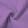 thumbnail image 7 of WCJM Women Short Sleeve Workout Shirts Open Back Tops Casual Yoga Y2K Athle Women's Fashionable and Casual Solid Color V Neck Wrinkle Cloth Button Short Sleeve Rolled Up T Shirt Top, 7 of 7