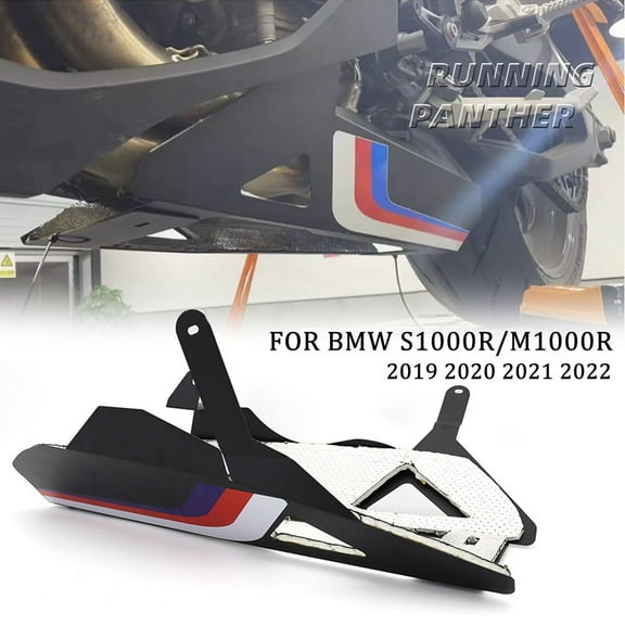 For BMW S1000 RR M 1000 RR 2019-2022 Motorcycle Aluminum Front Belly Pan Spoiler Lower Fairing Cover Lower Protection Guard