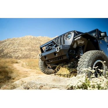 DV8 Offroad 18-23 Jeep Wrangler JL/JT Front Bumper Sway-Bar Disconnect Motor Skid Plate