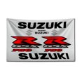 thumbnail image 5 of Bandera de carreras de motos del equipo GSX de 3 x 5 pies, pancarta de impresión de poliéster para S-suzukis, arte de pared de garaje, decoración de puerta exterior con ojales, 5 of 5