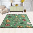 thumbnail image 2 of Yayeee Area Rugs for Living Room 5.2'x4' Non Slip Washable Bedroom Floor Carpet, Christmas Cookies, 2 of 6
