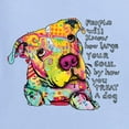 thumbnail image 2 of Colorful Pitbul | People Will Know How Large Your Soul | Dean Russo Art Animal Lover Womens T-Shirt, Light Blue, X-Large, 2 of 6