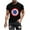 Black, variant on BiZtdJrK Men USA Independence Day Tops Short Sleeve American Flag Sunflower Graphic Tees 4th of July Patriotic T Shirts Blue XXXL