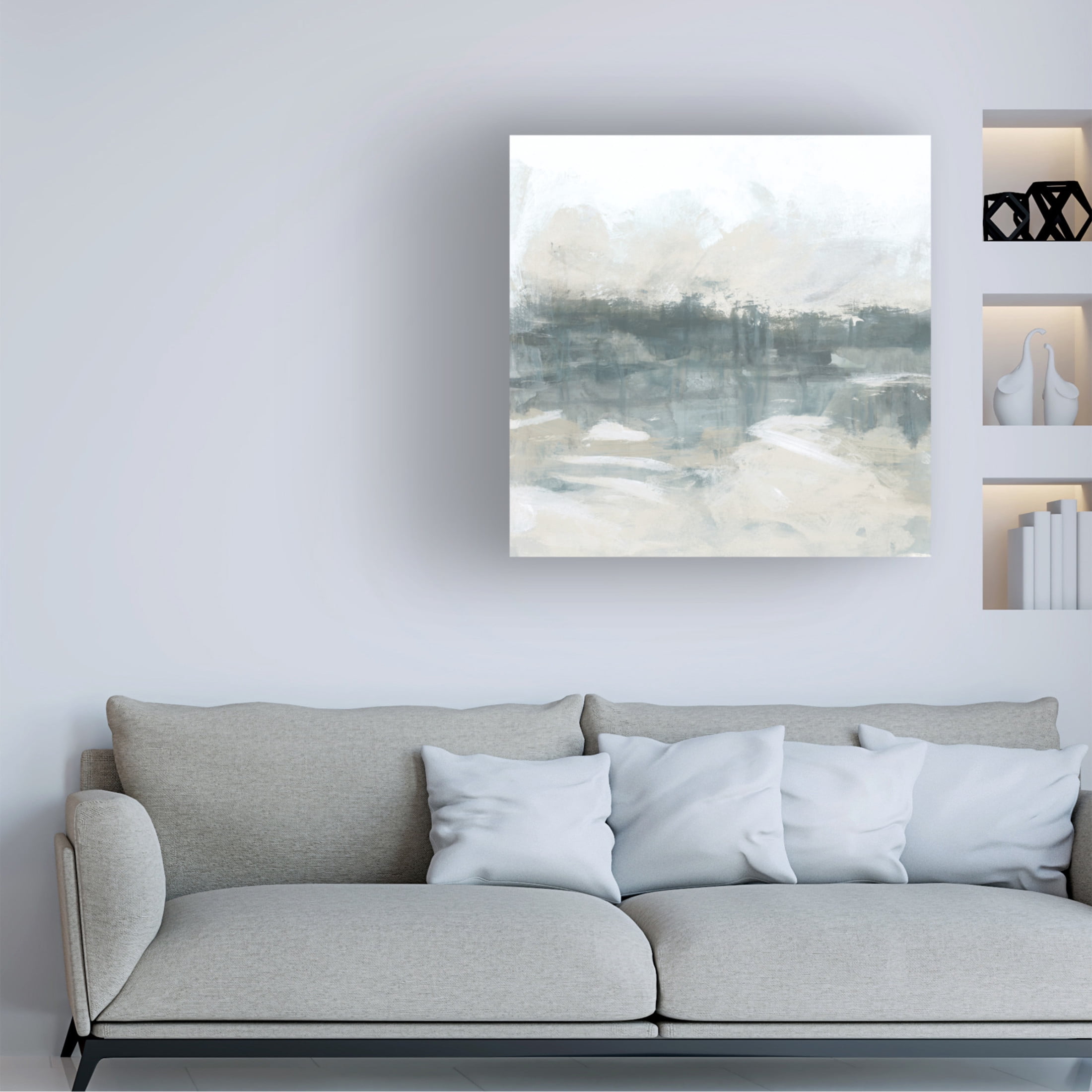 Trademark Fine Art June Erica Vess  Fog Flow II Canvas Wall Art