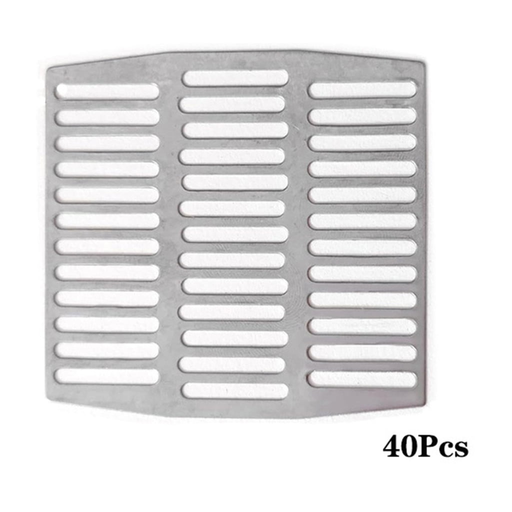 Tizuqe 40pcs Multiple Use Steel Weep Hole Covers easy installs Ventilation Solution Interior Wall Moisture Prevention for Brick