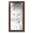 thumbnail image 2 of ArtToFrames 12" x 26" Honors Mahogany with Gold Picture Frame, 12x26 inch Brown Wood Poster Frame (WOM-5156),  Pack, 2 of 7