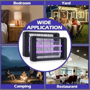 LED Bug Zapper Indoor, Powerful Electric Mosquito Zapper, Durable Fly Trap Mosquito Trap, Fly Killer