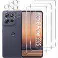 thumbnail image 1 of ccwonima 3 Pack Moto G Power 2025 Screen Protector [6.8 inch] + 3 Pack Camera Lens Protector, Anti Scratch Bubble Free, Easy Installation, 1 of 1