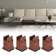 thumbnail image 4 of 4 Piezas De Muebles Ajustables Elevadores De Sofá De Servicio Pesado Con Abrazadera De Tornillo No Liso De Cama De Goma De Goma Soportes Para Protección De Piso Y Estabilidad, 4 of 7
