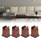 thumbnail image 5 of Elevadores De Sillas Para Muebles Ajustables Con Abrazadera, Elevadores De Cama Resistentes Para Mesa, Sofá, Ajuste De Altura De Gabinetes, Evita Ruidos Y Rayones. Altura, 5 of 7