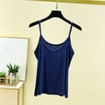 thumbnail image 2 of cfhntfmh Pajama Tops for Women Soft Sleeveless Scoop Neck Sleep Camisole Sleepwear Spaghetti Strap Basic Cami Undershirts, 2 of 4