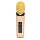 thumbnail image 2 of Micrófono inalámbrico Bluetooth K6, altavoz portátil de mano para PC y teléfonos inteligentes, dorado, 2 of 14