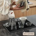 thumbnail image 4 of TidBay Kitchen Countertop Drying Mat Flower Waterproof PVC Anti-slip Rectangle Dish Bowl Plate Dinnerware Placemat Coffer Maker Pad Cup Coaster, 4 of 7