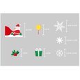 thumbnail image 3 of Agiferg Christmas Electrostatic Stickers Snowflake Elk Set Door Window Glass Stickers, 3 of 6