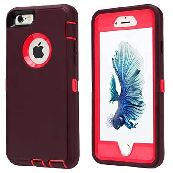 Co-Goldguard Case for iPhone 6s Plus/6 Plus,Heavy Duty 3 in 1 Built-in Screen Protector Cover Dust-Proof Shockproof