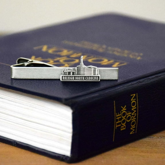 Raleigh North Carolina Antique Silver Temple Tieclip by Ringmasters