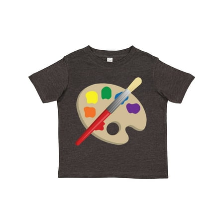 

Inktastic Artist Palette and Brush Gift Toddler Boy or Toddler Girl T-Shirt