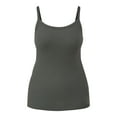 thumbnail image 6 of No Boundaries Ribbed Cami Top, 1 or 5-Pack, Women's, 6 of 10
