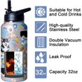 thumbnail image 5 of 32 oz Corgi Water Bottle Cute Dog Tumbler Corgi Gifts Insulated Water bottle with Straws and Flip Lid Stainless Steel Dog Travel Cup, 5 of 6