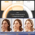 thumbnail image 2 of Anillo de luz para selfies, tamaño uBeesize, 12 pulgadas, con soporte para trípode de 62 pulgadas y control remoto, 2 of 6